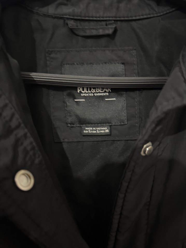 Düğmeli Siyah Midi Kadın Ceket - Görsel 3