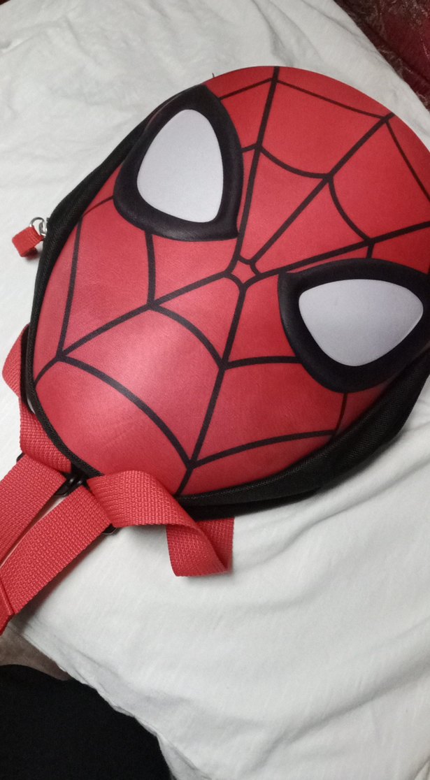 Örümcek Adam Desenli Çocuk Okul Çantası hasarı yokk - Görsel 5