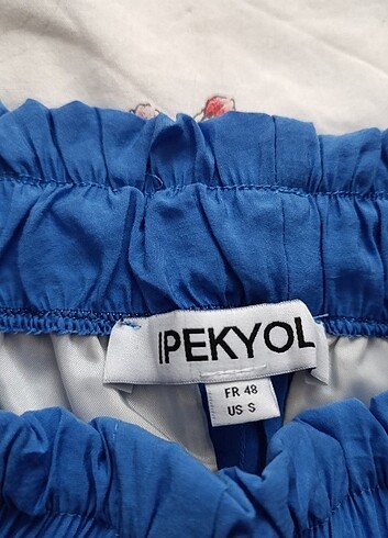 38 Beden mavi Renk Günlük Short