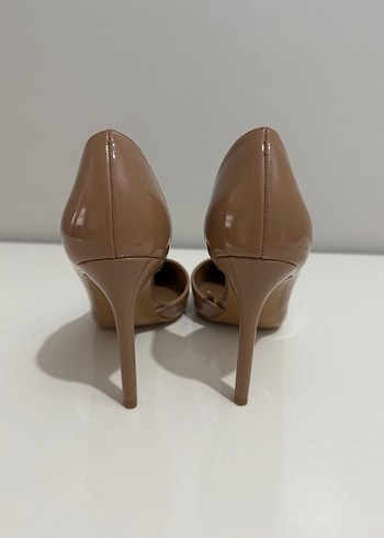 Bej Minimalist Stiletto Topuklu Kadın Ayakkabı - Görsel 6