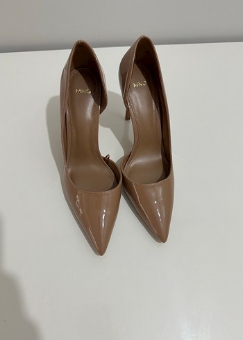 Bej Minimalist Stiletto Topuklu Kadın Ayakkabı - Görsel 7