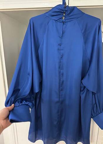 Parlak Mavi Bebek Taşıma Slingi - Görsel 8