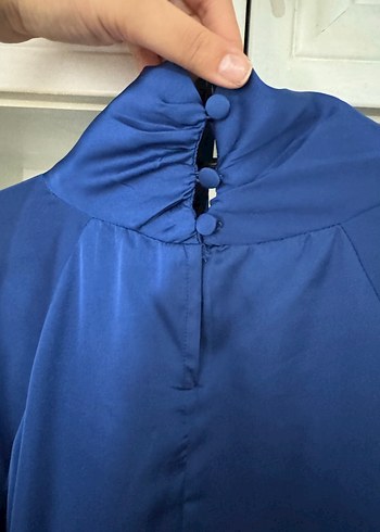 Parlak Mavi Bebek Taşıma Slingi - Görsel 9