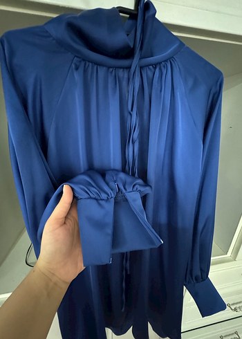 Parlak Mavi Bebek Taşıma Slingi - Görsel 2