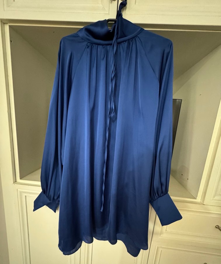 Parlak Mavi Bebek Taşıma Slingi - Görsel 5