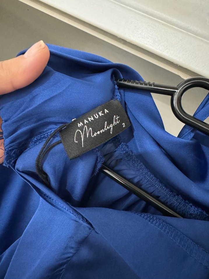 Parlak Mavi Bebek Taşıma Slingi - Görsel 3