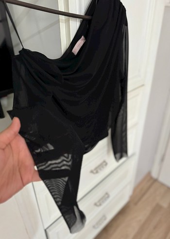 Siyah Dökümlü Kadın Şal - Görsel 6