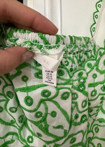 Yeşil Nakışlı Dantel Detaylı Mini Bustiyer - Görsel 8