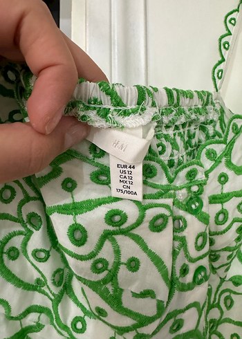 Yeşil Nakışlı Dantel Detaylı Mini Bustiyer - Görsel 4