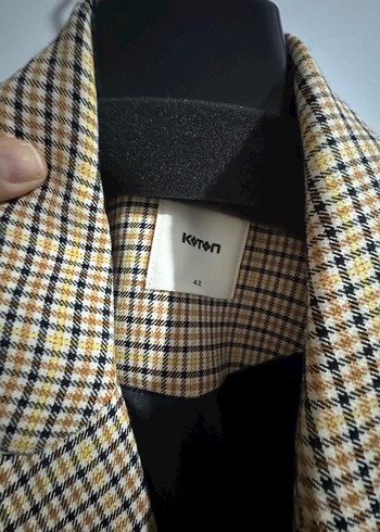 Düğmeli Kadın Midi Blazer Ceket - Görsel 2