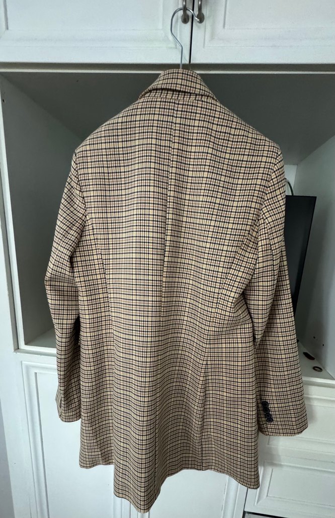 Düğmeli Kadın Midi Blazer Ceket - Görsel 4