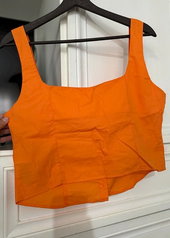 Turuncu Koton Atlet Bluz - Görsel 4