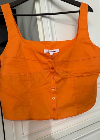 Turuncu Koton Atlet Bluz - Görsel 6