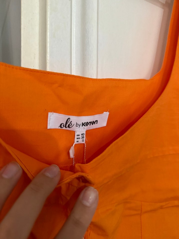 Turuncu Koton Atlet Bluz - Görsel 3