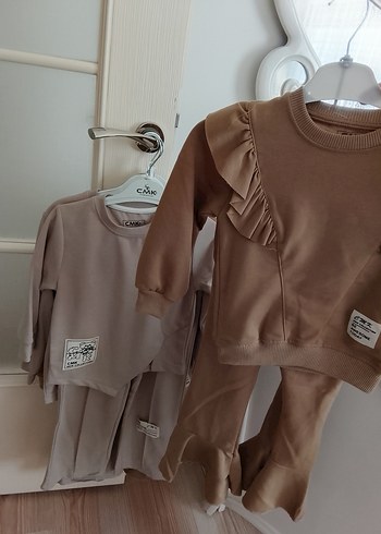 Bej Kız Çocuk Rahat Takım - Görsel 3
