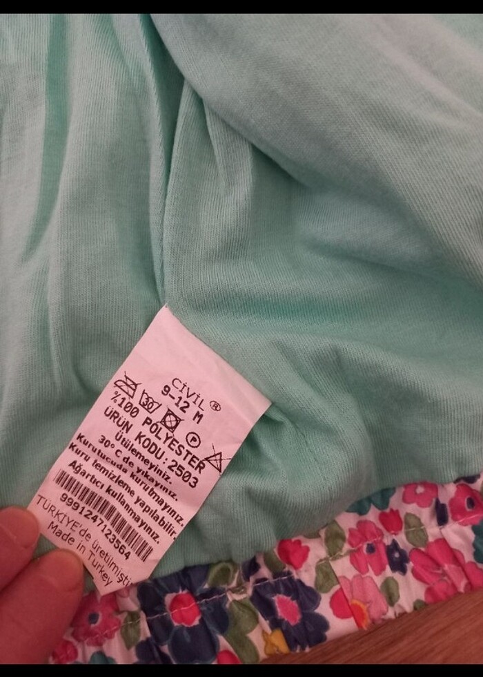 Kız bebek yağmurluk  - Görsel 3