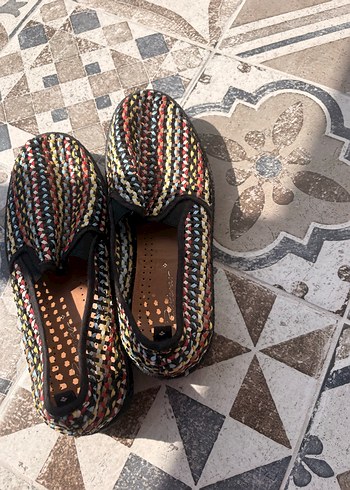 Çok Renkli Bağcıksız Espadril - Görsel 4