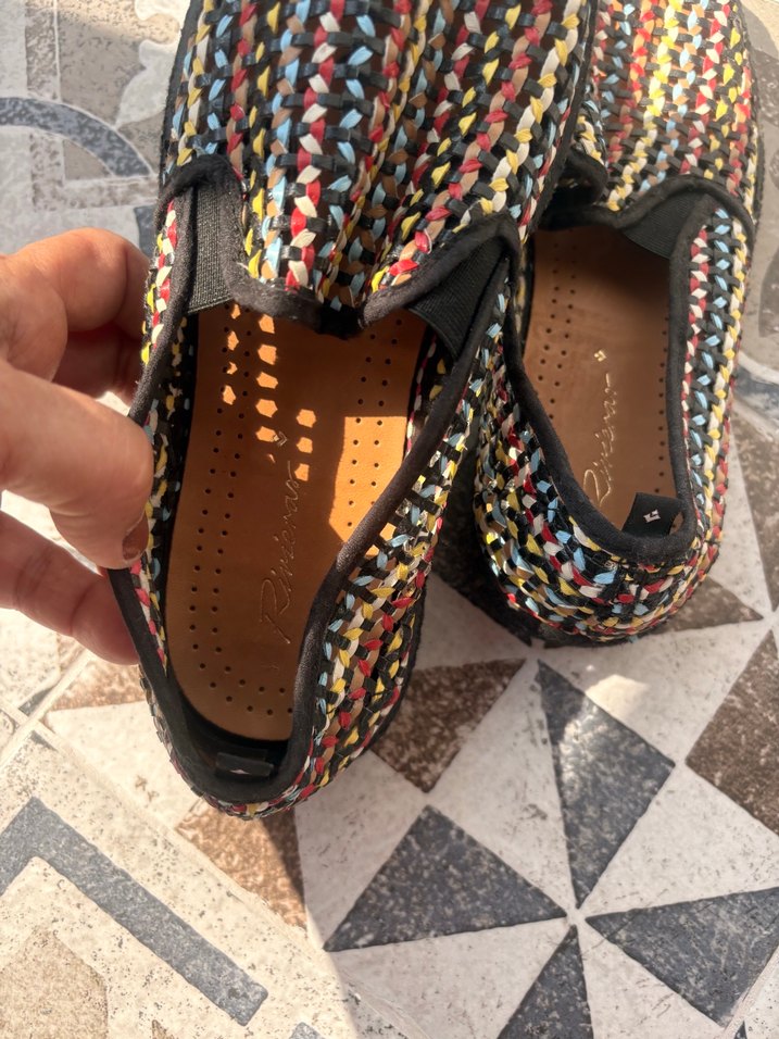 Çok Renkli Bağcıksız Espadril - Görsel 5