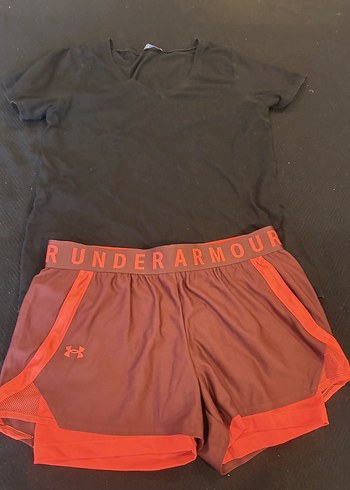 Kadın Kırmızı Under Armour Mini Spor Şort