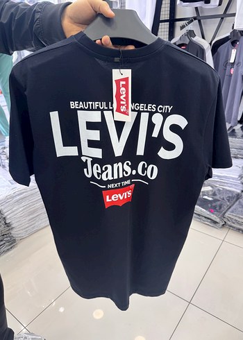 Levis Levi S Siyah Baskili Erkek Tisort