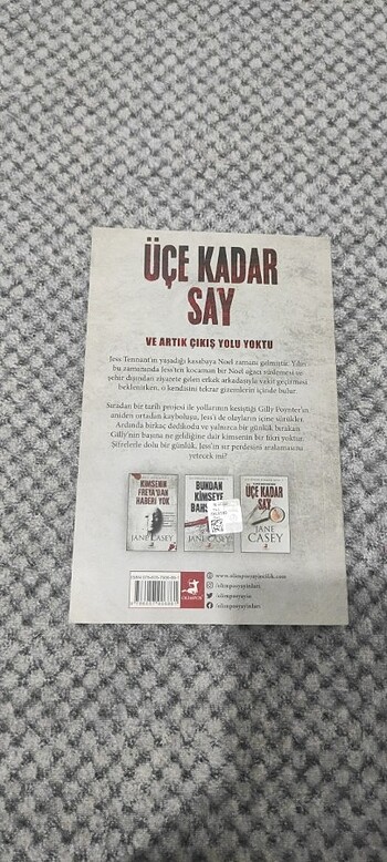 Üçe kadar day jess tennant gizemleri serisi 3 jane casey (ciltsi