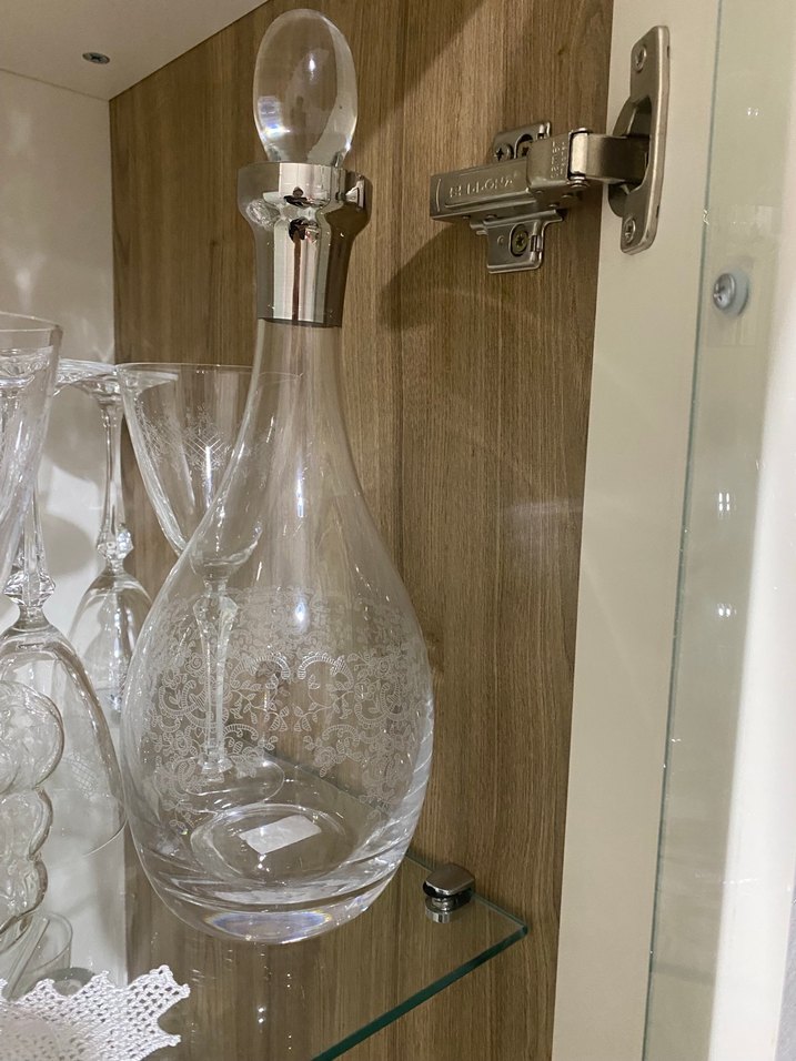 İnce İşlemeli Beyaz Şarap Kadehi - Görsel 3