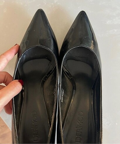 39 Beden Topuklu stiletto - muhteşem rugan. Destek için olacak