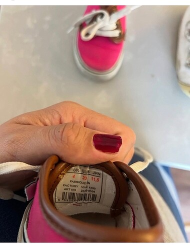 20 Beden pembe Renk Harika vans-geliri destek için