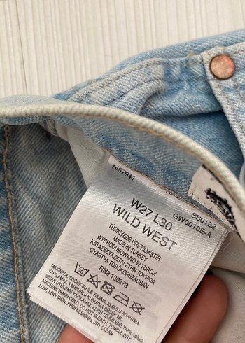 Wrangler Kadın Mavi Midi Boy Bol Kesim Denim Jean