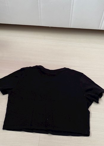 l Beden Siyah Kısa Kollu Basic Tişört