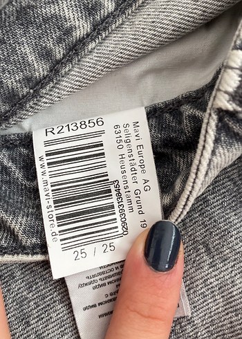 Mavi Gri Kadın Midi Boy Denim Pantolon