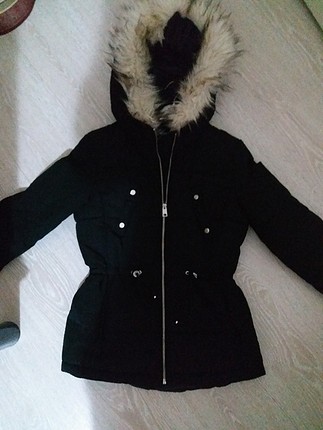 h&m siyah mont