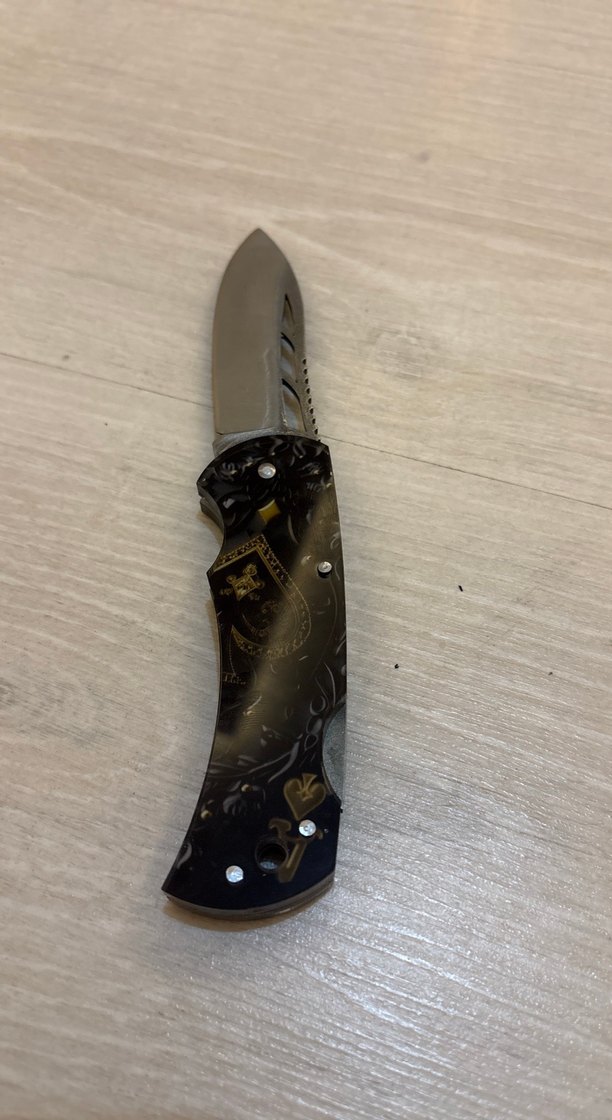 Siyah Katlanabilir Cep Bıçağı - Görsel 2