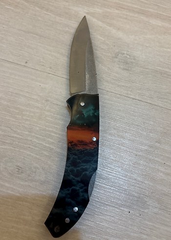 Koyu Çok Renkli Katlanabilir Çakı - Görsel 2