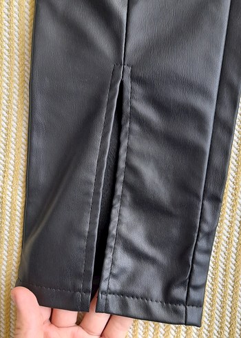 Siyah deri pantolon - Görsel 6