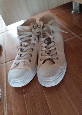 39 Beden Converse Bej Minimalist Kadın Spor Ayakkabı