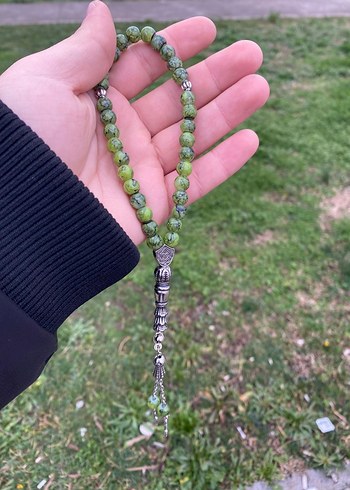 Erkek Yeşil Minimalist Tesbih - Görsel 3