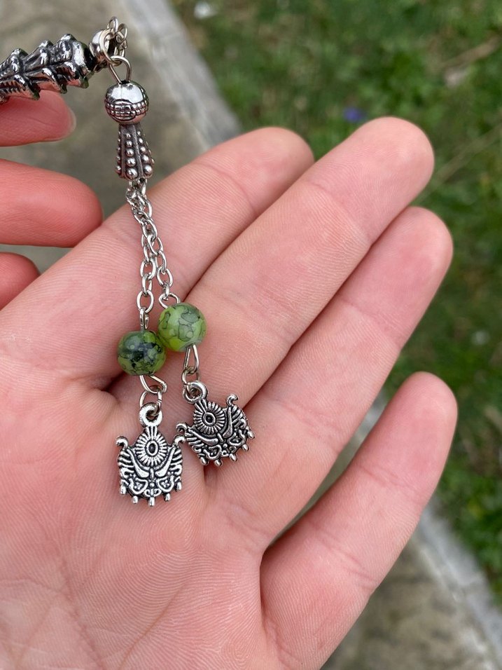 Erkek Yeşil Minimalist Tesbih - Görsel 2