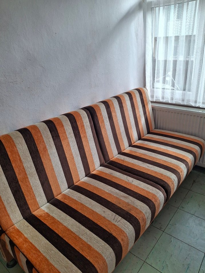 Çizgili Kahverengi Modern Koltuk Takımı - Görsel 3