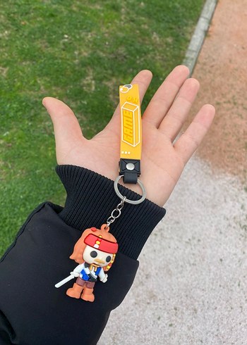 Sarı Püsküllü Rock Punk Anahtarlık - Görsel 2