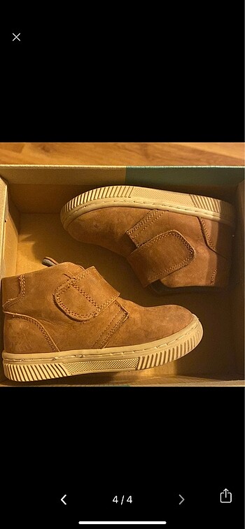 22 Beden camel Renk Bebek bot 22 numara