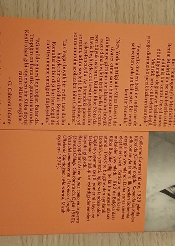 Guillermo Cabrera Infante - Şehirler Kitabı - Görsel 2