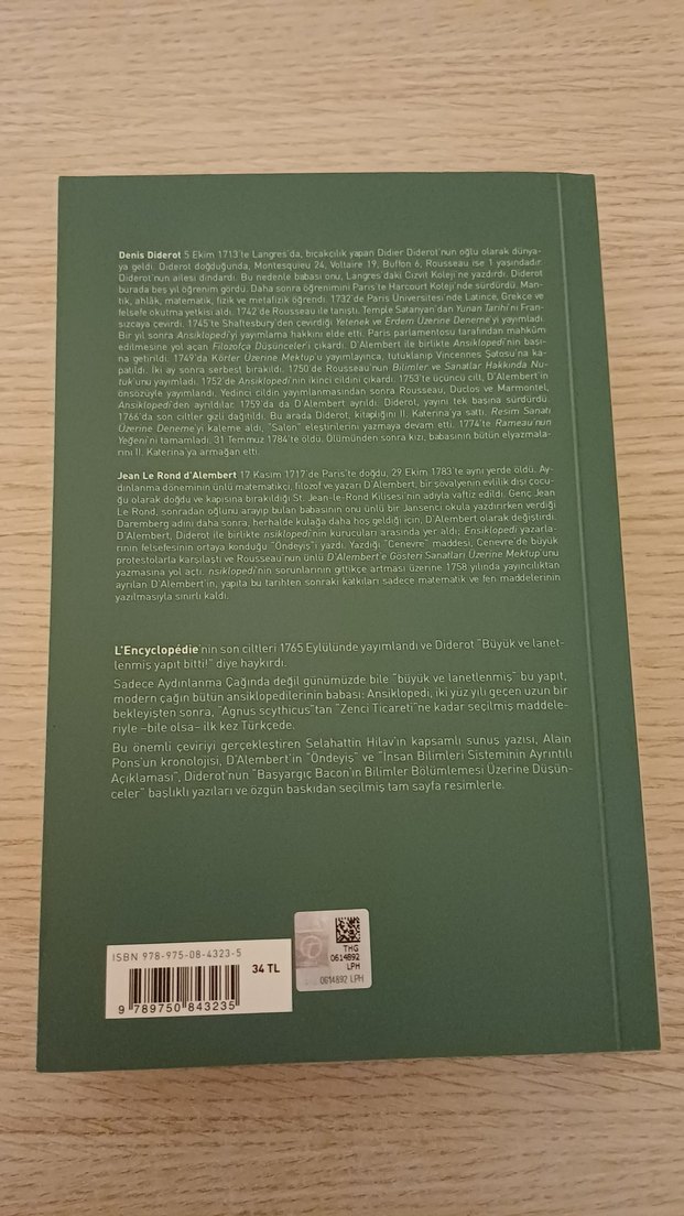 Diderot & D'Alembert Ansiklopedisi - 4. Baskı - Görsel 2