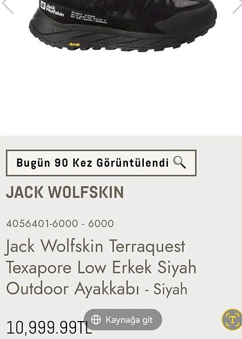 Jack Wolfskin Terraquest Texapore Low Erkek  Outdoor Ayakkabı - Görsel 3