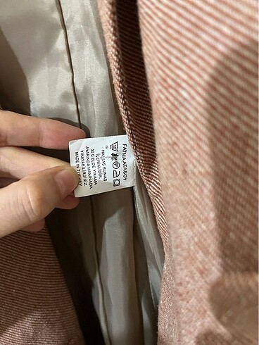 42 Beden Uzun blazer ceket
