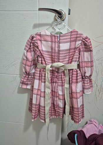 ekose bebek elbise - Görsel 2