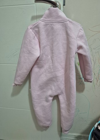 Fermuarlı Pembe Bebek Kız Tulum - Görsel 3