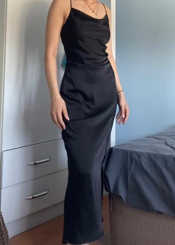 Zara Saten Elbise - Görsel 2