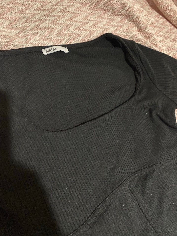 Siyah Mini Crop - Görsel 2