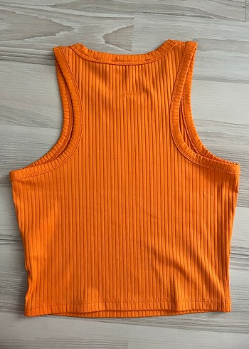 Koton Turuncu Kadın Crop, Yüksek Yakalı, Dar Kesim - Görsel 2